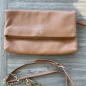 Tory Burch Kira Fold Over Leather Cross Body
